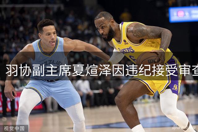 羽协副主席夏煊泽因违纪接受审查